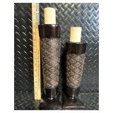 Decorative Home Decor Set - Patterned Frames, Vases, Plant Arrangements & Bowls