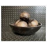 Decorative Home Decor Set - Patterned Frames, Vases, Plant Arrangements & Bowls