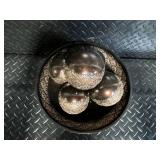 Decorative Home Decor Set - Patterned Frames, Vases, Plant Arrangements & Bowls