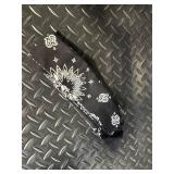 Harley-Davidson Belt Buckle Set - Rhinestone Shield Buckle, HD Letters & Bandana