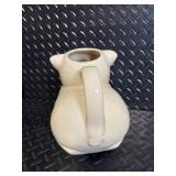 Pig-Shaped Ceramic Teapot - Floral Accent Mug - Green Leaf Bowl - Salt & Pepper Shaker Set