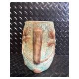 Pig-Shaped Ceramic Teapot - Floral Accent Mug - Green Leaf Bowl - Salt & Pepper Shaker Set