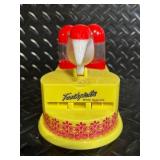 Toothpick Dispenser with Bird Top - Made in China, 2 Ceramic Cats & Colorful Bird