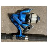 Shakespeare Spincast Pink Reel & Mixed Fishing Rods (Lot of 6)