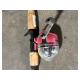 Shakespeare Spincast Pink Reel & Mixed Fishing Rods (Lot of 6)