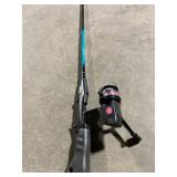 Shakespeare Spincast Pink Reel & Mixed Fishing Rods (Lot of 6)