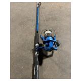 Shakespeare Spincast Pink Reel & Mixed Fishing Rods (Lot of 6)