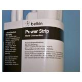 (2) Belkin 6-Outlet Power Strips - White - NEW IN PACKAGING