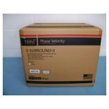 (2) Phase Technologies V-Surround-II 2-Way Switchable Bipole/Dipole Surround Speakers - White - NEW IN BOX