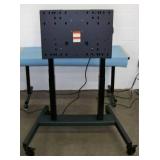 BalanceBox / QOMO 487A01 e-Box - Motorized Mobile Stand, 86" (Black) Height Adjustable Flatscreen / Monitor / Television (TV) Display Cart - NEW IN BOX