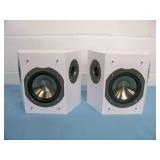 (2) Phase Technologies V-Surround-II 2-Way Switchable Bipole/Dipole Surround Speakers - White - NEW IN BOX