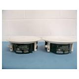 (2) QSC Low-Profile In-Ceiling Speakers