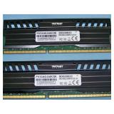 (2) Patriot Viper PV316G160C0K 3 DDR3 RAM 16GB (2x8GB) 1600MHz Desktop Memory Modules