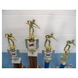 (4) Pool Tournament Trophies