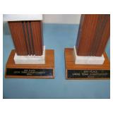 (4) Pool Tournament Trophies