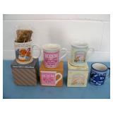 Miscellaneous Coffee Mugs / Cups - some NEW in Original Boxes