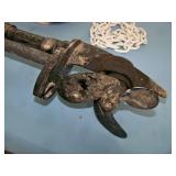 Game Fisher 3 HP Outboard Boat Motor, Anchor and Small Section of Chain