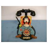 Vintage/Collectible Disney Goofy Animated/ Talking Telephone / Phone