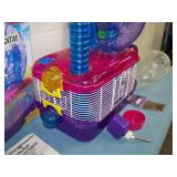 KayTee CritterTrail Turn-About Hamster / Gerbil Habitat / Cage with Accessories - includes Original Box