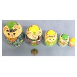 Easter Egg Nesting Rabbits