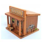 Old Western Coin / Money Saving Bank - in Original Box