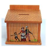 Old Western Coin / Money Saving Bank - in Original Box