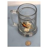 Princess House Pheasant Crystal Mug / Drinking Glass - in Original Box