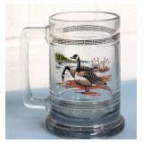 Princess House Canadian Geese Crystal Mug / Drinking Glass - in Original Box