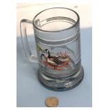 Princess House Canadian Geese Crystal Mug / Drinking Glass - in Original Box