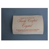 Princess House Canadian Geese Crystal Mug / Drinking Glass - in Original Box