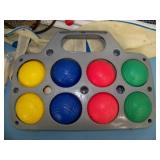 Backyard Sports Equipment - Badminton, Bocce Ball, Misc Footballs/Soccer Balls/Basketballs, Baseball Gear, Slammo Game and more