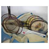 Backyard Sports Equipment - Badminton, Bocce Ball, Misc Footballs/Soccer Balls/Basketballs, Baseball Gear, Slammo Game and more