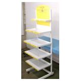 Multi-Shelf Store Display on Wheels