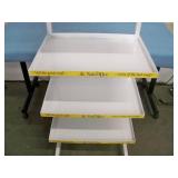 Multi-Shelf Store Display on Wheels