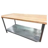 Butcher Block Table