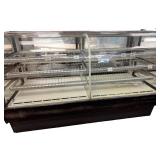 Cooler Display Case/ Rounded Baker Display Lighted Federal