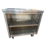 Stainless Steel Table with removable shelf