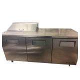 True TSSU-72-08 72" Three Door Sandwich/Salad Prep Table