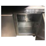 Avantco SS-PT-48-HC 48" 2 Door Refrigerated Sandwich Prep Table