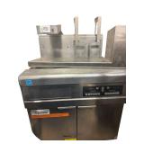 Frymaster FilterPro FMPH155-2BLCSC 2-Battery High Efficiency Natural Gas Floor Fryer
