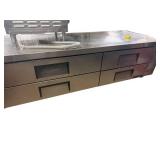 True TRCB-82 82" 4-Drawer Heavy-Duty Commercial Refrigerated Chef Base