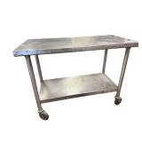 metal prep table