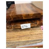 Assorted wood display boards