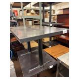 Wooden Table - black top