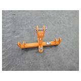 wolverine 3 Point Hitch Adapter Pin & Ball Yellow