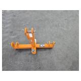 wolverine 3 Point Hitch Adapter Pin & Ball Yellow