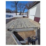 1978 Frue Home Made Flat Bed Trailer