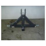 Wolverine 3 Point to 2" Receiver Adapter  Black