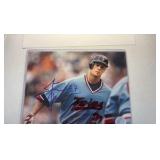 Justin Morneau Autographed Twins Picture, MLB Seal Authenticated