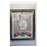 Framed Kirby Puckett Team Commemorative Photo, Salute to #34 September 7th 1996